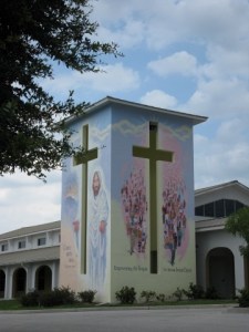 Mural, Faith Lutheran Church, Punta Gorda
