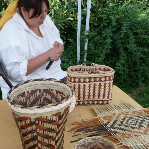 Basket Weaver, Cherokee Voices Festival