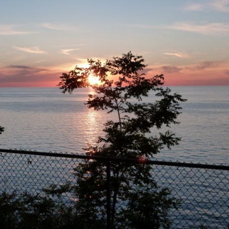 Sunset over Lake Erie