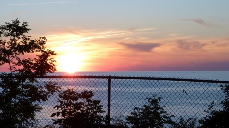 Sunset over Lake Erie