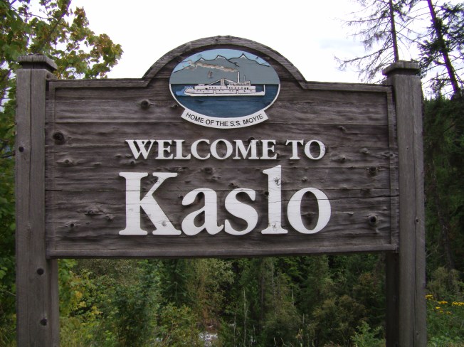 Kaslo sign