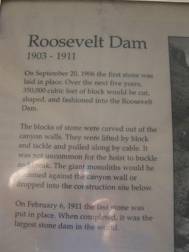About Roosevelt Dam