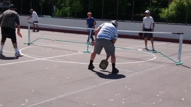 Senior Pickle Ball Players