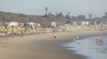 RVs on Beach