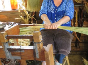 Broom Maker at Work