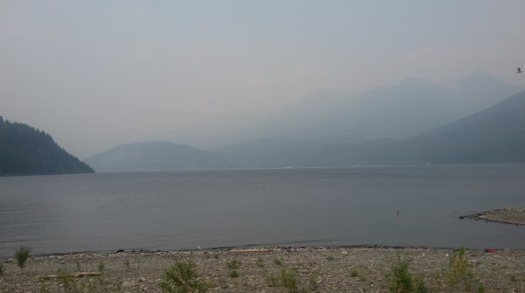 View from same beach, summer 2017