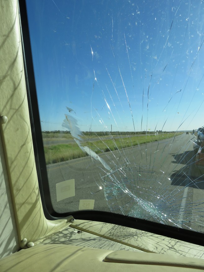 cracked windshield