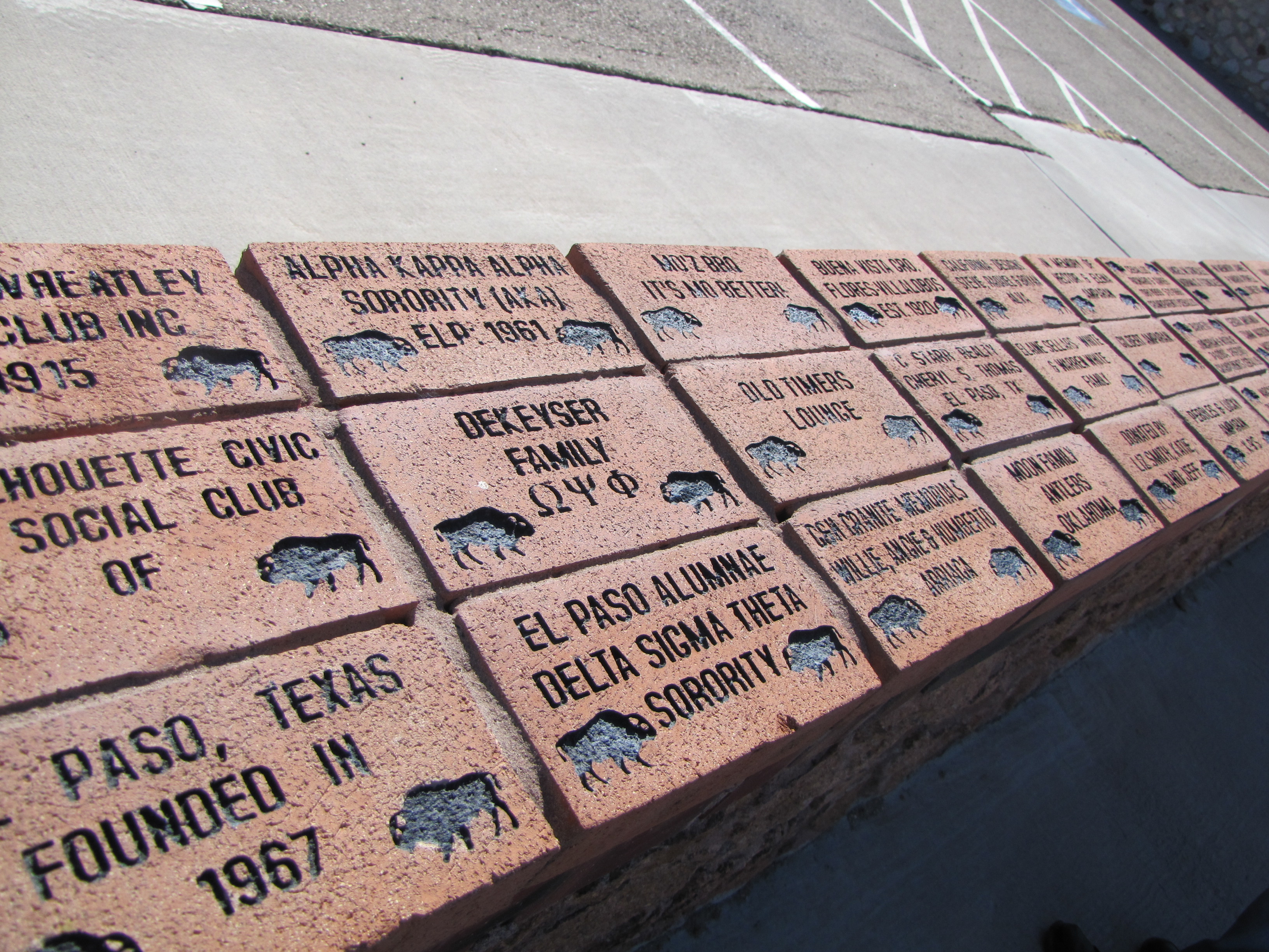 Donators to the Buffalo Soldiers Memorial
