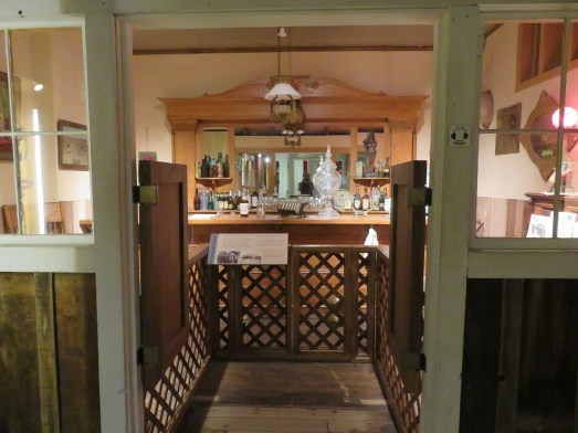 Looking into the local Saloon