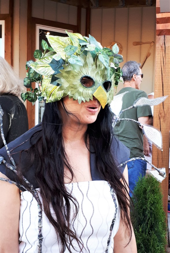 Lovely costume made from paper